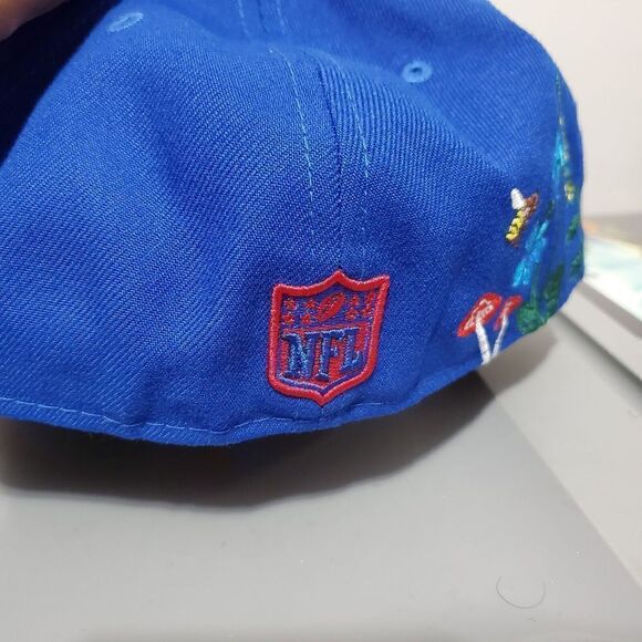 New York Giants NFL Size 7 1/2 Blooming Blue 59FIFTY Fitted Cap New Era - Picture 7 of 11